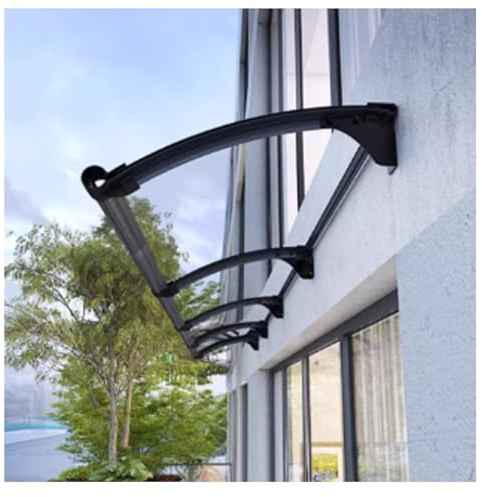 YPIOUREN Toldos For Puertas Exteriores,Toldo For Puertas Y Ventanas,Toldos For Puertas,Toldo For Puertas Y Ventanas Exteriores Con Soporte De Aluminio,para Contraventanas Solares(80*450cm/32*177in)