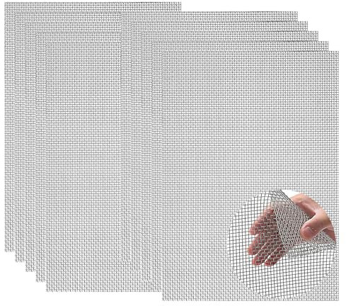 10 griglie metalliche a maglia fine, 30 x 21 cm, filtro a rete metallica in acciaio inox, rete metallica in acciaio inox, 20 maglie, rete metallica in acciaio inox, rete metallica metallica