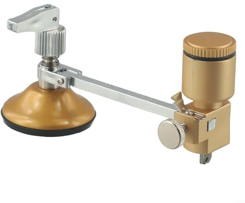 Coupe-verre circulaire en diamant réglable, coupe trou professionnel robuste avec ventouse ronde (400 mm)