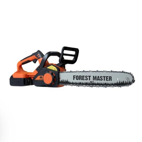 FM-CHSW16 16” Cordless Chainsaw 40V – Brushless Motor, 14.5 m/s Chain Speed, Auto Chain Tensioner, Dual 3000mAh Batteries and Chargers