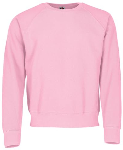 Fruit of the Loom Classic Raglan Sweat Sweatshirt + Web-Textilien24 Beutel