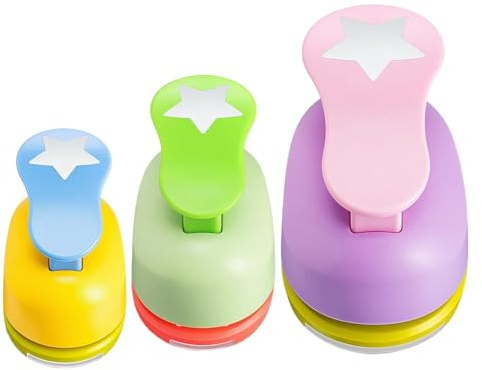 Coupe-papier - Creative Star Shape Punch pour le scrapbooking - Outil de bricolage pour albums, invitations, arts et fournitures scolaires