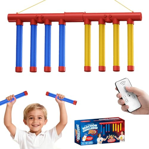 Catching Sticks Game, Drop Sticks Game, Falling Sticks Catching Games, Drop It Catch It Win It Reaction Games, 3 Speed Modes, Hand Eye Coordination & Reaction Training Toy for Kids Adults Christmas