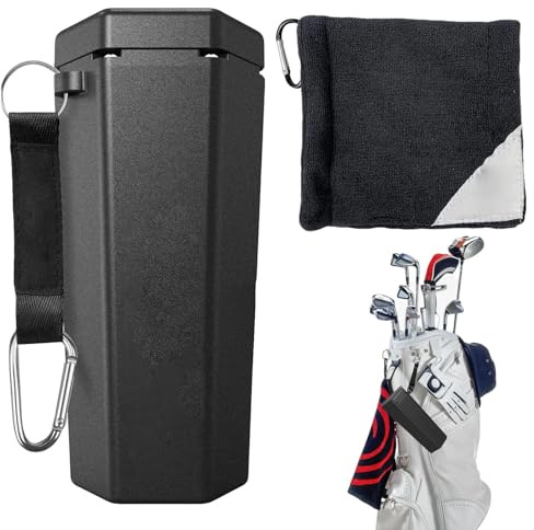Golfschläger-Reiniger – Golfball-Waschmaschine, tragbare Golfball-Reinigungstasche, PP-Golfball-Waschmaschinen-Reiniger mit Golfball-Handtuch | Robustes, einfach zu verwendendes Golfer-Trainingsset, G