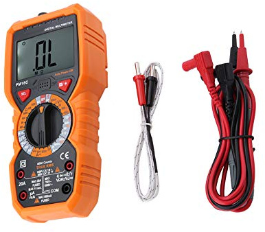 Multimètre numérique AKOZON 6000 comptes Multimètre numérique de poche Testeur de température Tension Résistance Tension True RMS NCV Tester Affichage de rétroéclairage