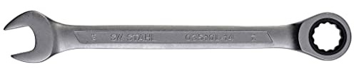 SW-Stål 03510L-14 Gaffelringsnyckel 14 mm - Fintandad Spärrnyckel