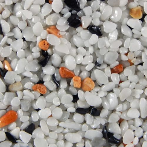 Terralith Marmor - Steinteppich mix palermo für 1 qm - innen -, Körnung:mittel (4-6 mm)