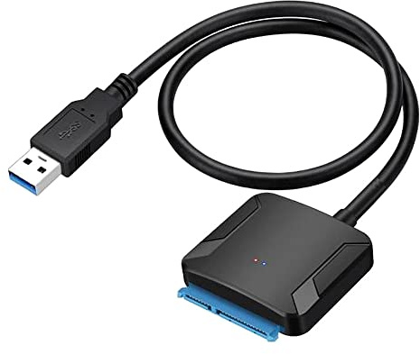 ezqnirk 1pcs USB 3.0 à SATA Adapter Convertisseur Câble USB3.0 Disque dur Convertisseur câble HDD Adaptateur SSD,Sata Cable