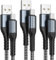 BLACKSYNCZE Cable USB C, [3 Pack 1M] 3.1A Cable USB C Carga Rapida Nylon Trenzado Cable USB Tipo C para iPhone 15 Pro Max/15 Pro, Samsung Galaxy S24 S23 S22 S21 S10, Note 20 10, Huawei P60, Pixel 7