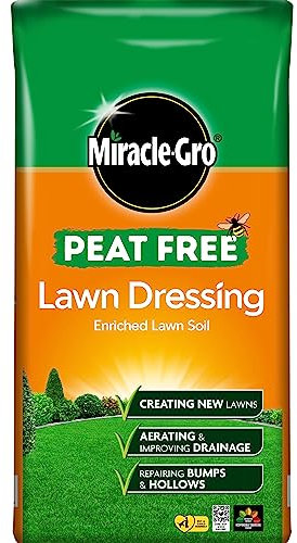 25L Lawn Dressing Soil Compost, Peat Free, Multi Purpose Fertilisers, Gardening Soils for Outdoor and Indoor Planting, Small to Large Plants