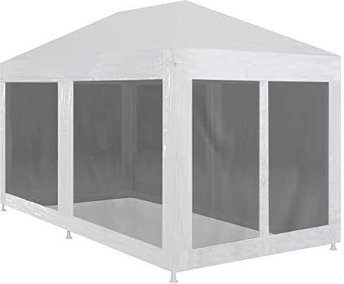 Homgoday Partyzelt mit 6 Netzwänden 6 x 3 m, Outdoor-Zelt für Privatsphäre, Balkon, Sonnenzelt für Garten, Balkon, Terrasse