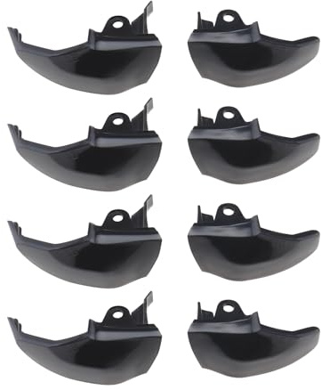 ECSiNG 4 Paires de Boutons de Manette de Console de Jeu LB RB Boutons de Déclenchement de Remplacement Noirs Compatible avec Xbox One Manettes sans Fil Modèle Standard 1537