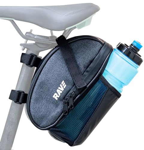 RAVE Fahrradtasche Satteltasche für Fahrrad mit Flaschenhalter - 1,5 Liter - wasserabweisend & robust - reflektierend