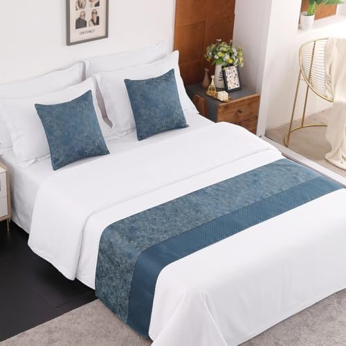 AMBERIS Sobrecama, Bufandas de Cama para Dormitorio, Hotel y Decoración para Hotel de Juegos