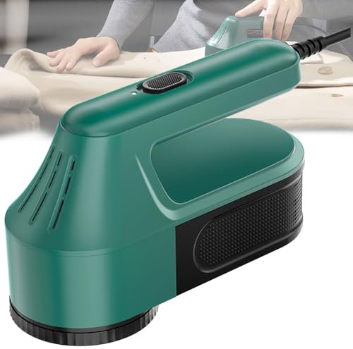 Plug-in Fabric Shaver, 36W Portable Lint Remover with 6-leaf Blades and 2 Speeds Adjustable, 166ml Detachable Lint Ball Storage Box, Rechargeable Bobble Remover for Clothing, Lint Ball