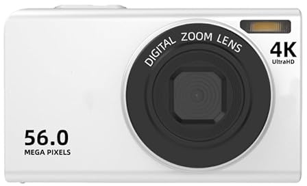 4K Videocámara Full HD en inglés para Youtube,Grabación de Video HD 1080P,Pantalla de 2.4 Pulgadas, Zoom Digital 16x, Pantalla LCD giratoria 270° con Tarjeta SD
