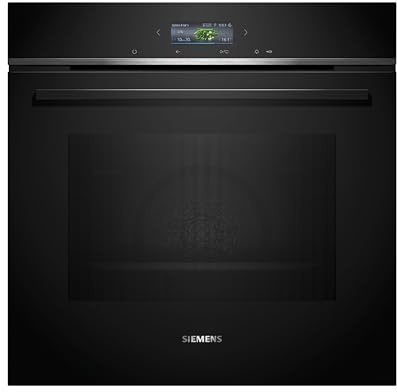 Siemens HB772A1B1 iQ700 Einbau-Backofen, 60 x 60 cm, Made in Germany, TFT-Full-Touchdisplay, Backofenassistent, activeClean, cookcontrol Plus, 3D Heißluft, Schnellaufheizung & coolStart, Home Connect