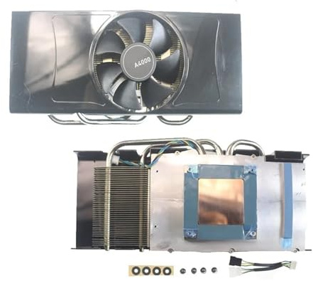 Ventola Dissipatore Di Calore, Compatibile Con La Scheda Video Grafica Quadro RTX A4000 Ventola Dissipatore Di Calore Ventola A4000(Single fan version)