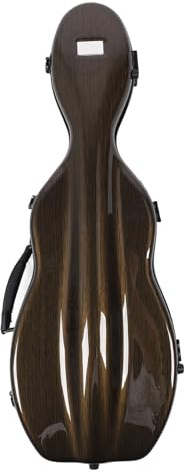 AKLOSIPY Lightweight Carbon Fiber Violin Case with Hygrometer, Safe Transportation & Soft Interior for