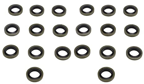 Arandelas De Sello De Banjo 8mm 20 Piezas, Material Metálico Con Goma - Previene Fugas, Rendimiento Óptimo Para 2500 3500