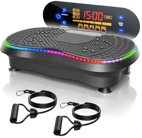 POWERFUEL Large Vibration Plate Exercise Machine for Lymphatic Drainage