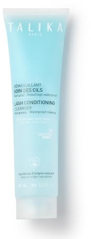 Talika Lash Conditioning Cleanser - Eye Makeup Remover, Leave-in Make Up Remover for Sensitive Eyes and Fragile Eye Lashes, Oil Free Gel - For Waterproof Makeup - 100 ml