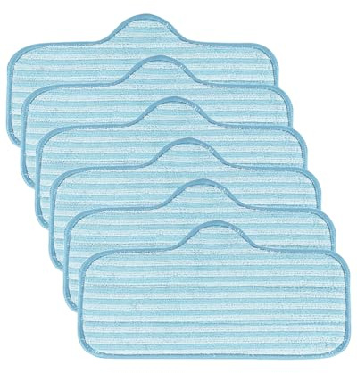 KEEPOW 6er-Pack kompatibel mit Neat Dampfreiniger Mikrofaser-Pads | Leistungsstarke Reinigungstücher für kompakte Multifunktions-Dampfreiniger, waschbar & wiederverwendbar