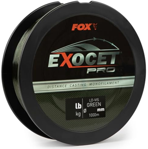 Fox Exocet Pro Monofilament Low Vis Green - 1000m Karpfenschnur