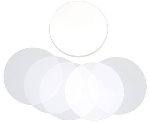 Transparente Badge-Schutzfolie, 25 mm Rund PVC 100 Stück Abzeichenknöpfe Abzeichenfolie Abzeichen-Schutzfolie für DIY-Button