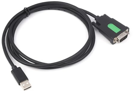 Waveshare Industrial USB to RS232 Adapter with Original FT232RL FTDI Chip,USB Type A to RS232 Male DB9 (9Pin) Serial Converter Cable for Cashier Register,Modem,Scanner,Digital Cameras, 5FT/1.5m