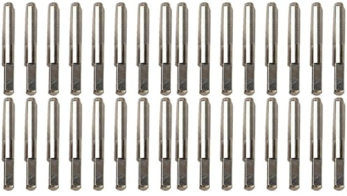 ifundom 32 Stück Metall Stimmwirbel Für Zither Und Lyra Harfe | Ideale Saitennägel Ersatzteile Für Musikinstrumente Mit 4cm Länge Silber Einfache Montage Für Reparatur Und Instrumentenbau