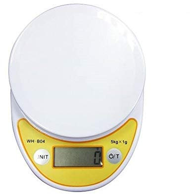 DDKYHU Bilancia da Cucina Digitale Portatile Bilancia Elettronica da 0,1 g, pesatura della Carne Alimentare con LCD, Bilancia di misurazione (Colore : 1KG/0.1G) (5kg/1g) (5kg/1g)