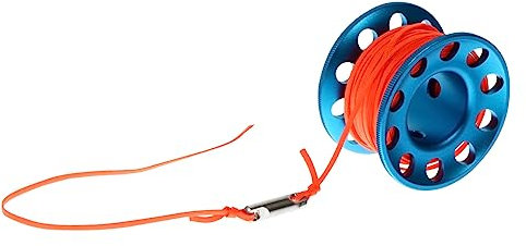 WOONEKY Tauchspule Mit Schnappclip Tauchfingerspule Als Signalbojenrolle Nützliches Unterwasserzubehör Für Taucher