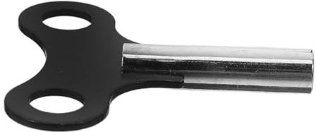 Anneome Universal-Uhrenschlüssel Stahl-Aufziehschlüssel für mechanische Uhren im Retro- und Vintage-Stil Schwarz Haltbarkeit und Stil