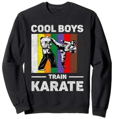 Coole Train Karate Vintage-Taekwondo-Karate für Jungen Sweatshirt