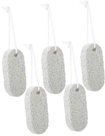 BELLIFFY Kaninchen Kauspielzeug Vulkangestein 5 Stück Hochkalzium Backenstein Zahnpflege Für Hamster Meerschweinchen Chinchilla Kleintiere