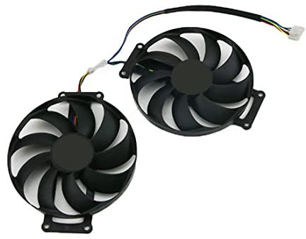 Lonrtesw 1 Par FDC10H12S9-C 2060 Super 2070 GTX1660 Ti Ventilador de RefrigeracióN para GTX 1660 1660Ti Dual OC RTX2060 Tarjeta GráFica