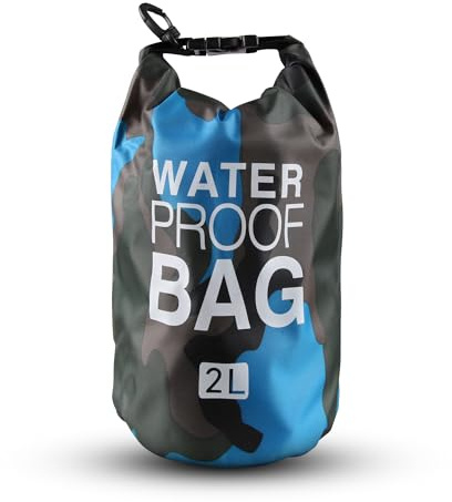 Bestlivings Schwimmbeutel 2er Pack - Pink Drybag 28 x 18 cm, wasserdichte Tasche für Sport und Freizeit, 2 Liter Packsack wasserfest, Beutel für Angeln