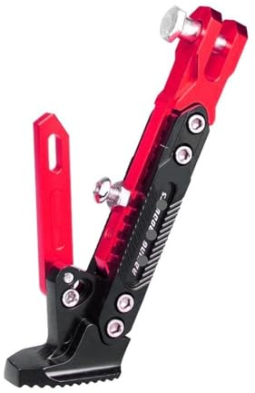 Caballete Lateral para Motocicleta Soporte de pie Ajustable para Motocicleta, Soporte Lateral para Motocicleta M3, Soporte Lateral para estacionamiento