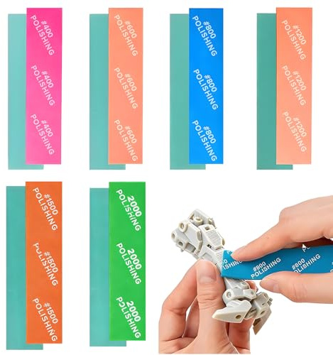 18 Stück Schleifschwamm Set, 400 600 800 1200 1500 2000 Körnung Nass-Trocken-Schleifpapier, Wiederverwendbar Sandpapier für Metall, Holz, Farbe, Spachtelmasse, Autokarosseriereparatur (Farbe 1)