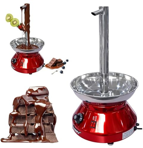 Macchina Per Rubinetto Commerciale Cioccolato Cascata, Macchina Fontana Di Cioccolato In Acciaio Inox Con Controllo Della Temperatura, Facile Da Pulire, Per Matrimoni, Buffet, Banchetti A