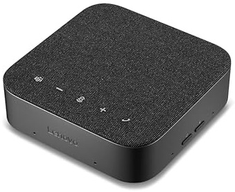 Lenovo Wireless Speakerphone 6000, altoparlante wireless certificato Teams con speaker full-range 50 mm, 8 microfoni beamforming e BT 5.3, per sale riunioni e lavoro ibrido
