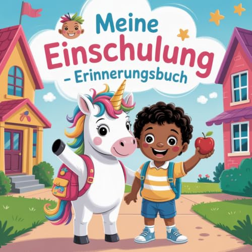Meine Einschulung - Erinnerungsbuch: Gästebuch zur Einschulung. Für Jungen & Mädchen. Freundebuch Schulzeit