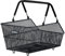 Basil Unisex – Erwachsene Cento Fahrradkorb, Schwarz, 10 Kg