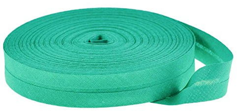 Schrägband Baumwolle 25m uni 20mm breit gefalzt Einfassband 50 Farben wählbar