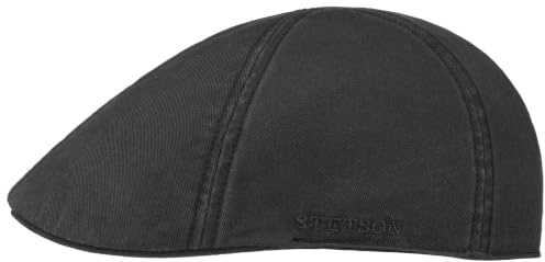 STETSON Texas Cotton Flat Cap enfargad UV-skydd 40 Dam Var Sommar