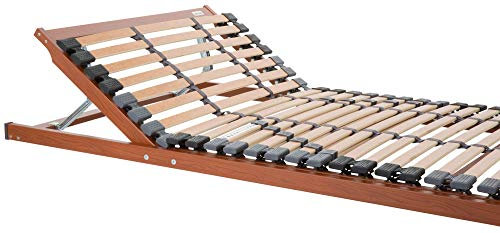 Malie - Rete a doghe Classic XXL, Regolabile su Testa e Piedi, 100 x 220 cm