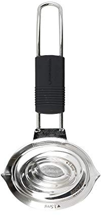 MasterClass All in 1 Measuring Spoon in ML, Stainless Steel, Includes ½ Teaspoon to 1 Tablespoon Measures