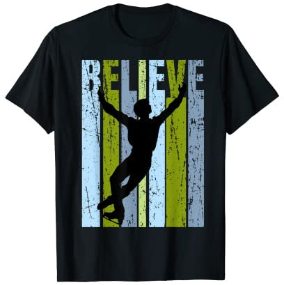 Believe Herren Eiskunstlauf Eiskunstlauf Eissport T-Shirt