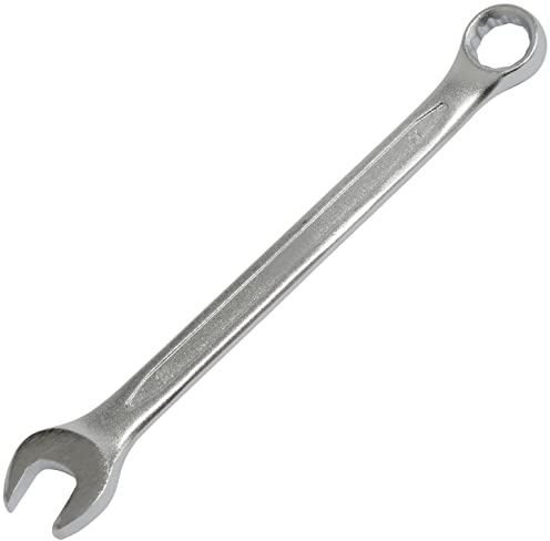 AERZETIX - C64771 - Ringmaulschlüssel metrisch 11 mm länge 152 mm - gabel und ring/auge 12-kant - gerader griff - CR-V-stahl - silberfarben - anziehen/zusammenbauen/lösen